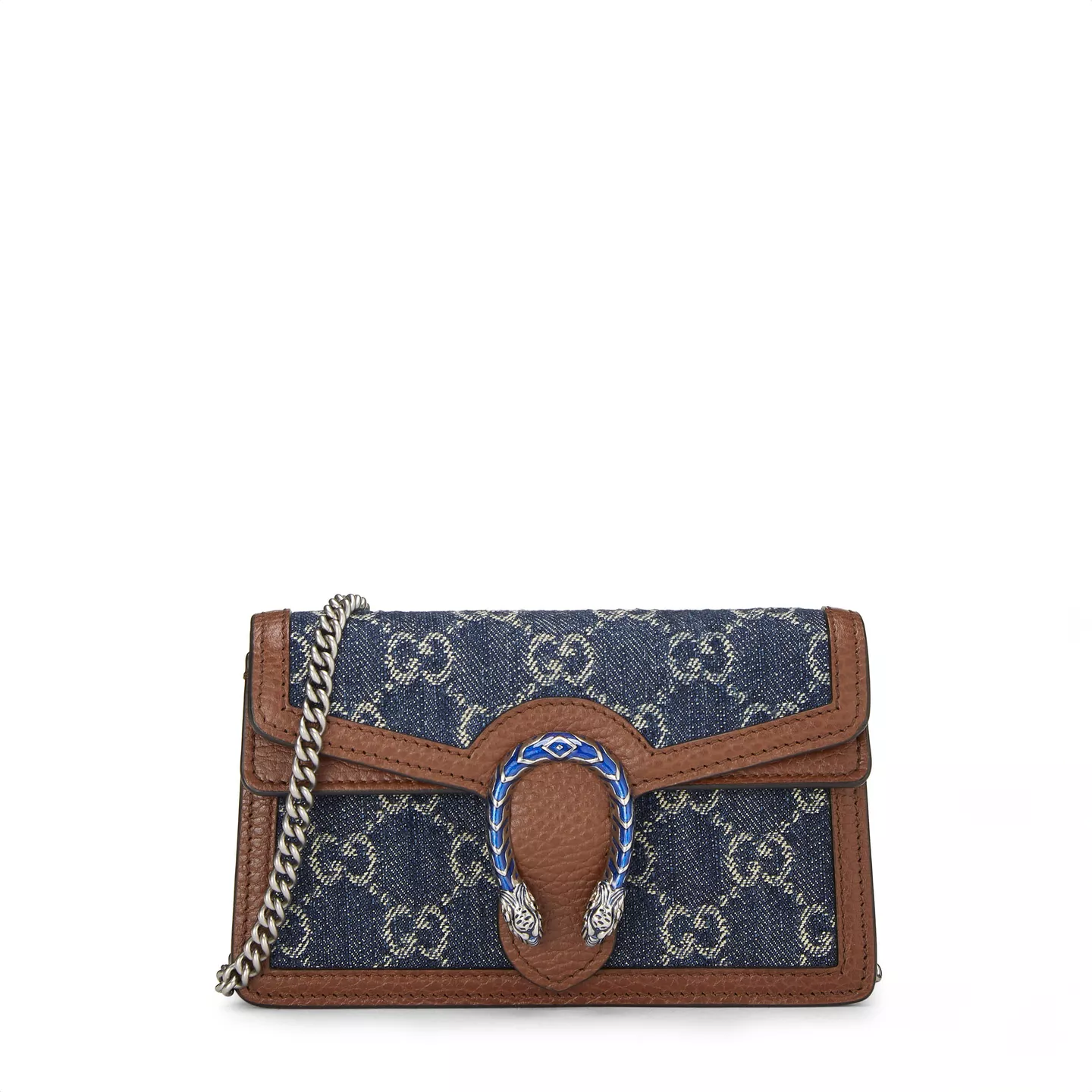 GUCCI BLUE DENIM DIONYSUS CROSSBODY SUPER MINI 